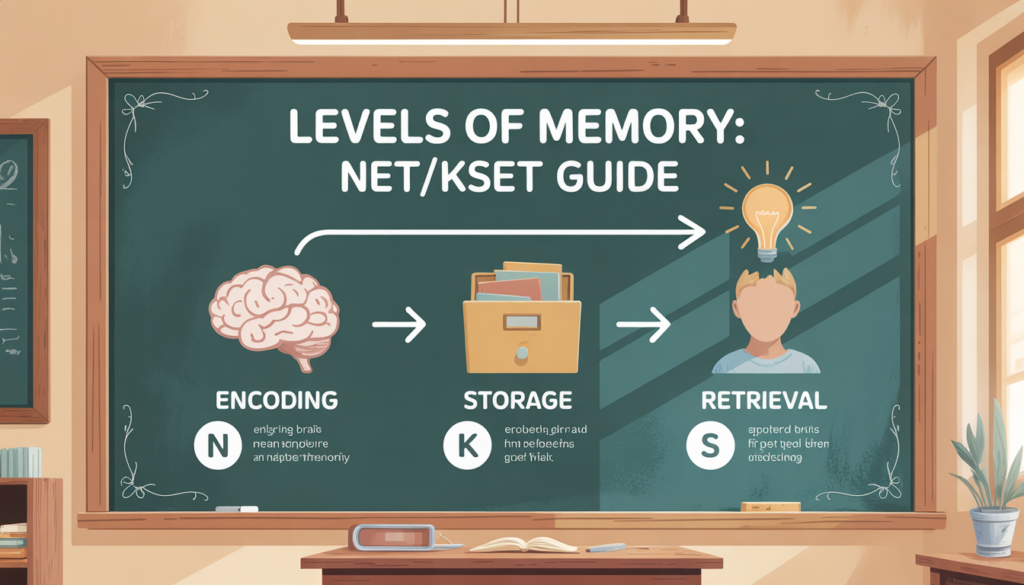Teaching Levels of Memory: A Simple NET/KSET Mnemonic Guide